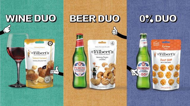 Wine, Beer, or 0% duo