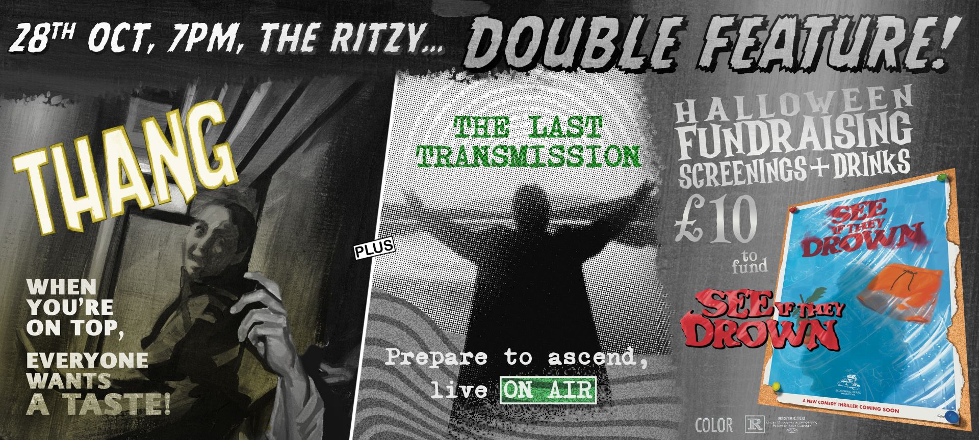 'See If They Drown' Halloween Fundraising Screening
