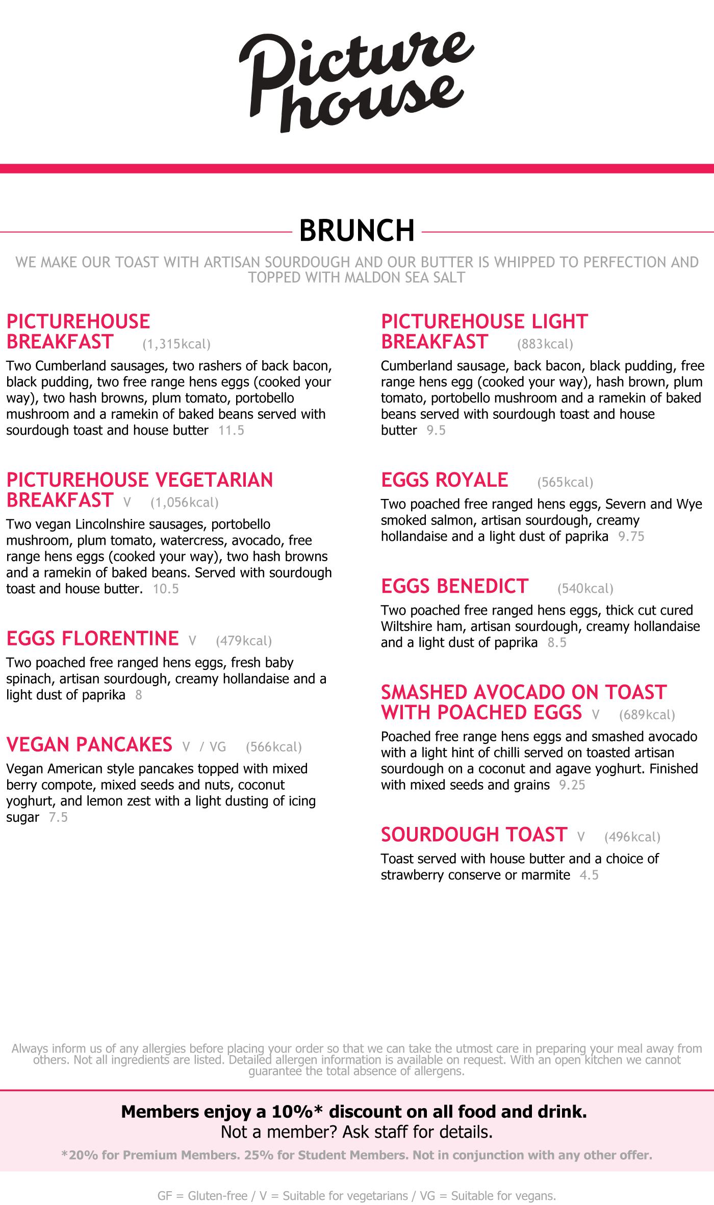 Menu Cinema City, Norwich Picturehouse Cinemas